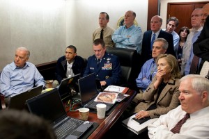 Do you think, at this moment, Bin Laden wondered which side the president was on?